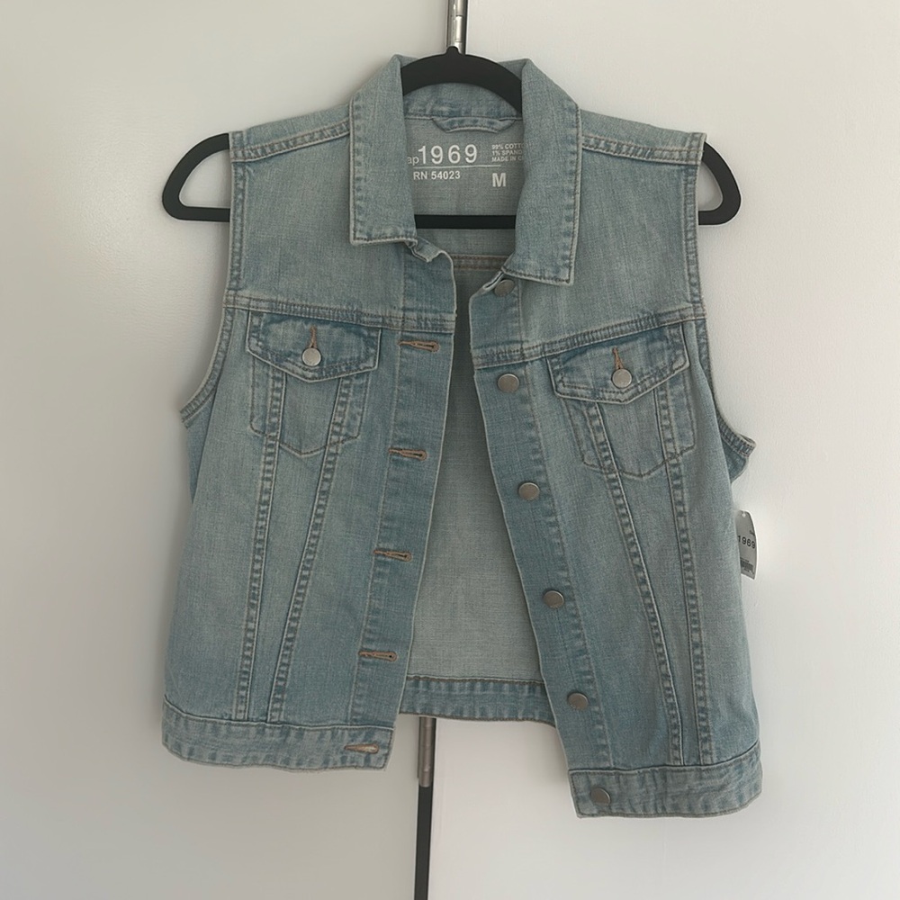 Gap Blue Denim/ Jean Vest